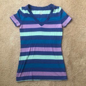 Mossimo Supply Co. Women's Striped Multicolor Tee